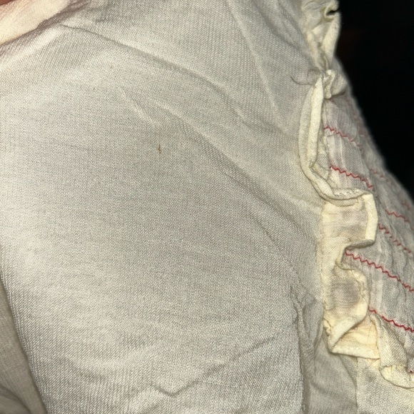 Persaman New York Women’s Long Sleeve Boho Style Cream Top Sz Sz Large NNT - Picture 11 of 11